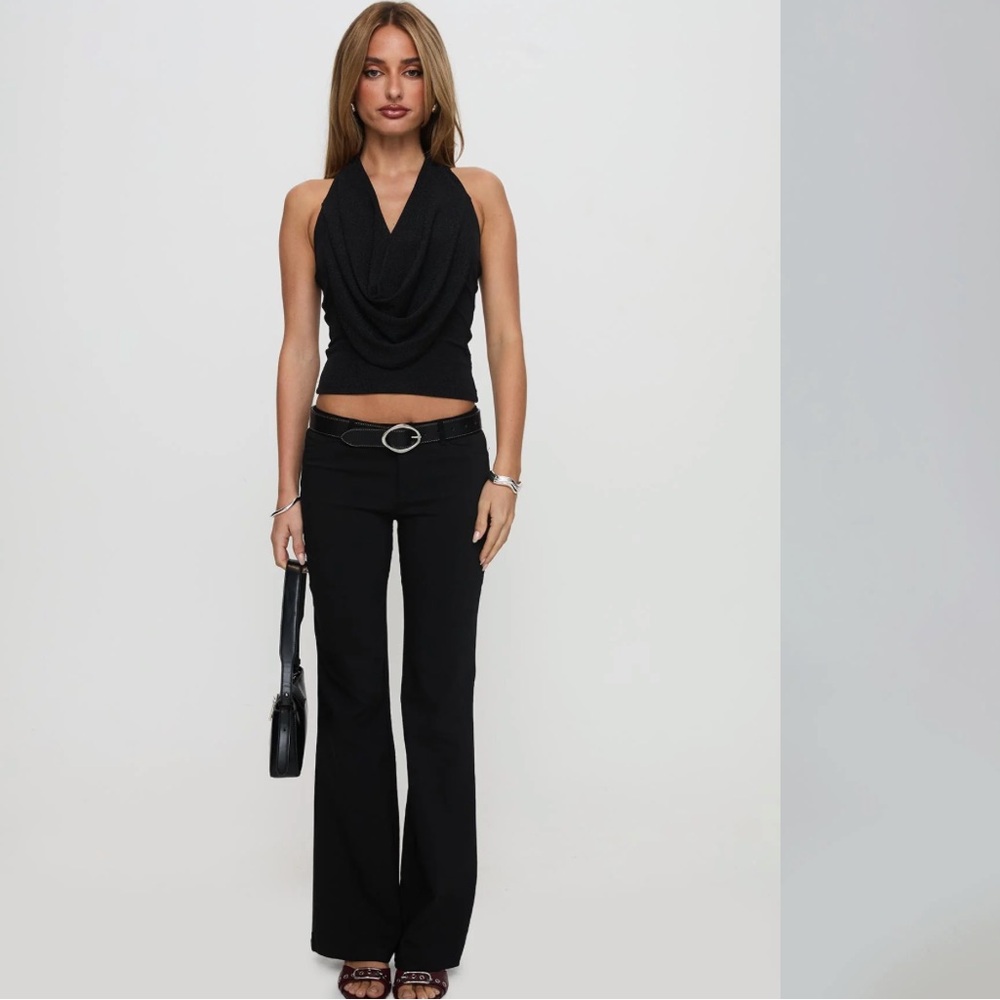 **NEW** Princess Polly En Route Pants Black- NWT